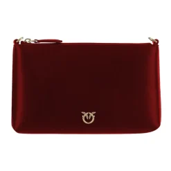 Online Flad læder clutch med Love Birds-logo Dame Clutch