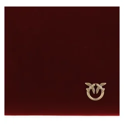 Online Flad læder clutch med Love Birds-logo Dame Clutch