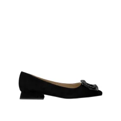 Clearance Flad sko firkantet ornament Dame Ballerina Sko