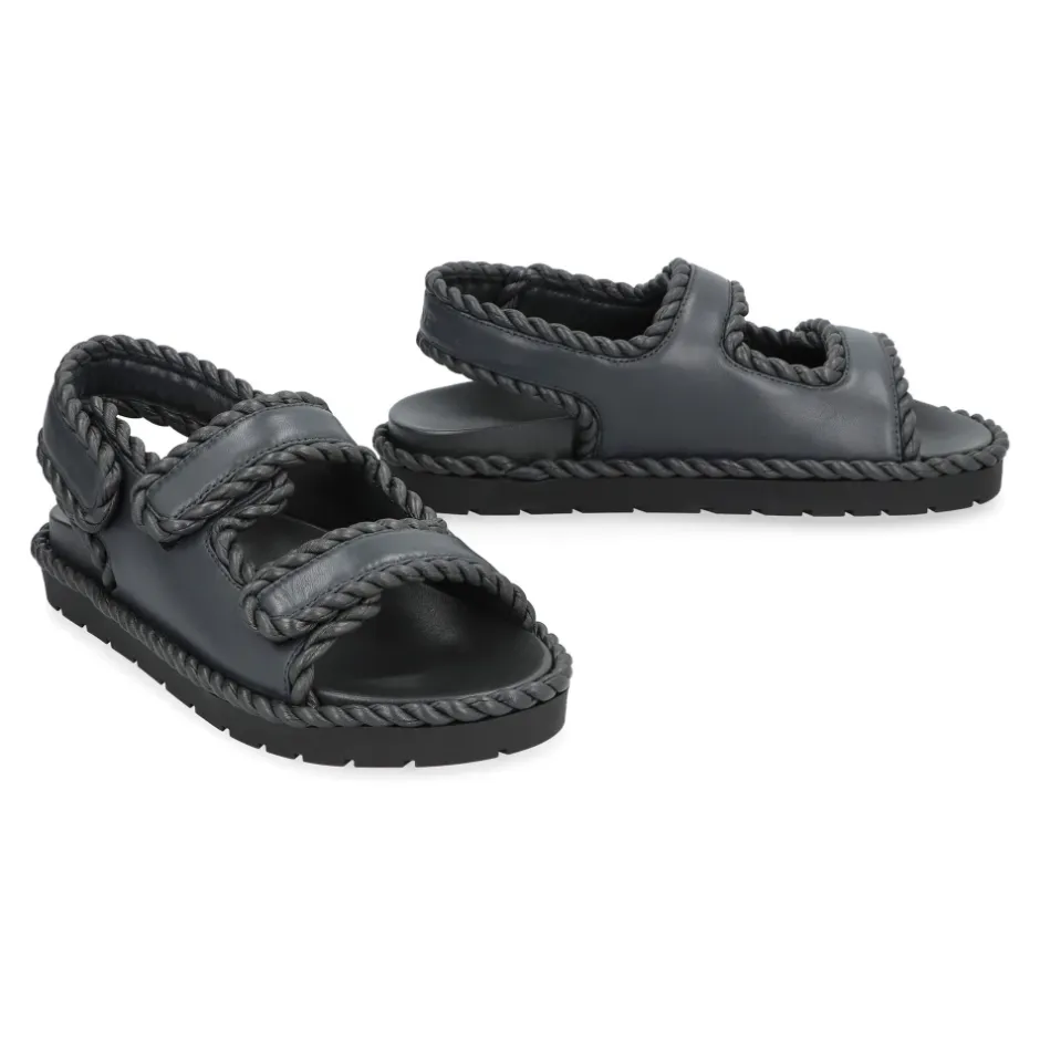 Sale Flade sandaler med Torchon dekoration Dame Sandaler