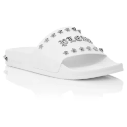 Best Flat Gummy Sandals Gothic Plein Sandaler