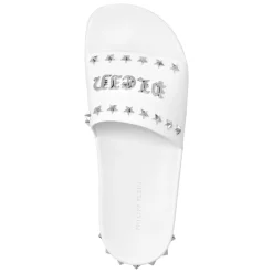 Best Flat Gummy Sandals Gothic Plein Sandaler