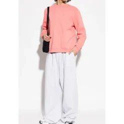 Outlet Fleece Face Logo Sweatshirt Trøjer|Sweatshirts