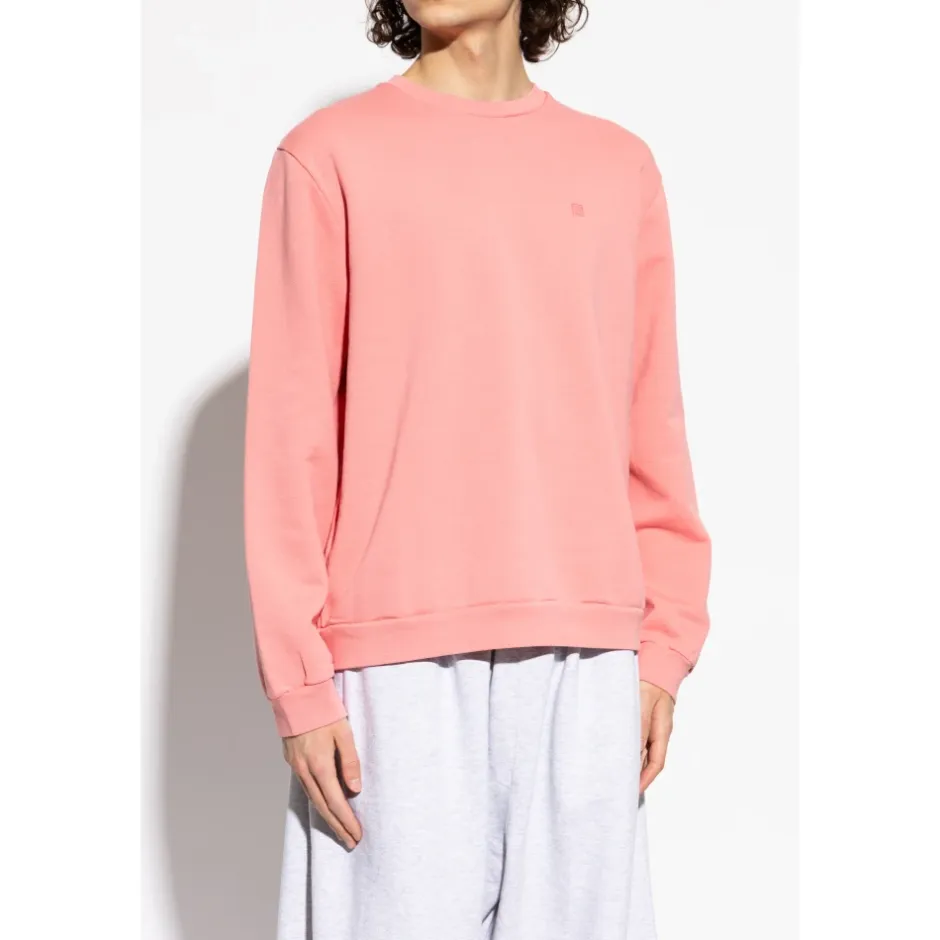 Outlet Fleece Face Logo Sweatshirt Trøjer|Sweatshirts