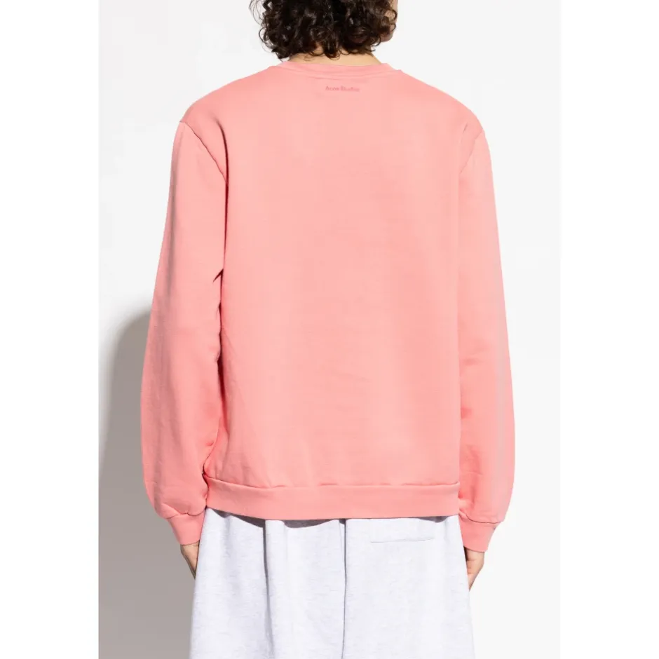 Outlet Fleece Face Logo Sweatshirt Trøjer|Sweatshirts