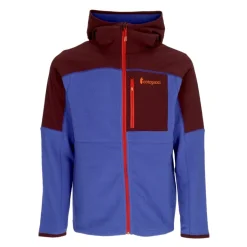 Clearance Fleece Hoodie Jakke Vin/Blå Fleece