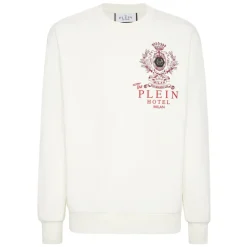Online Fleece Rundhalset Sweatshirt Plein Hotel Sweatshirts