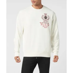 Online Fleece Rundhalset Sweatshirt Plein Hotel Sweatshirts