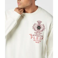 Online Fleece Rundhalset Sweatshirt Plein Hotel Sweatshirts