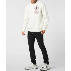 Online Fleece Rundhalset Sweatshirt Plein Hotel Sweatshirts