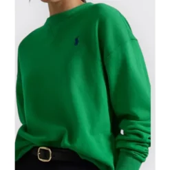 Fleece Sweatshirt med Rund Hals Dame Sweatshirts