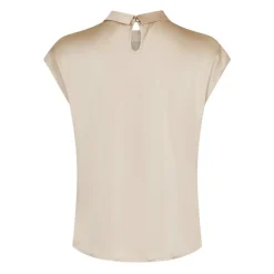 Online Fleur Drapy Satin Bluse Dame Bluser & Skjorter