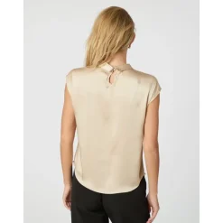 Online Fleur Drapy Satin Bluse Dame Bluser & Skjorter