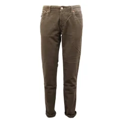 Online Fløjl Bukser Leonardo Knapper Militær Stil Jeans