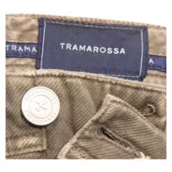 Online Fløjl Bukser Leonardo Knapper Militær Stil Jeans