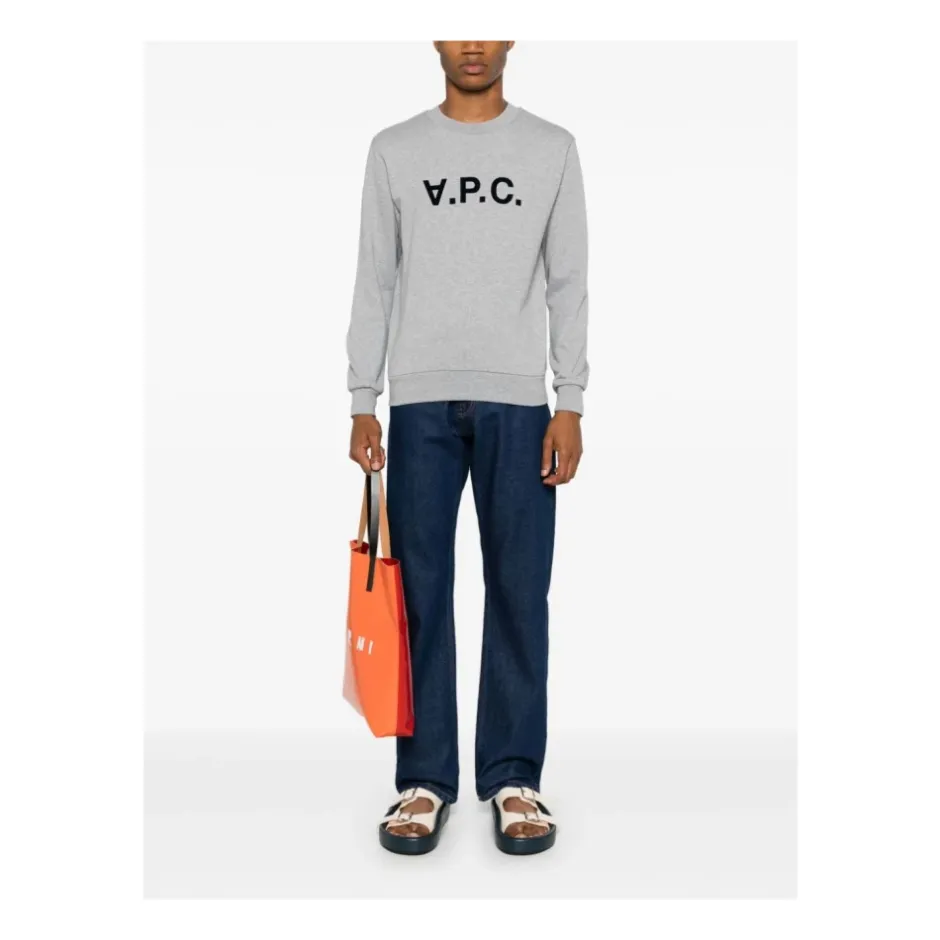 Outlet Flocked Logo Sweatshirt Dame Sweatshirts