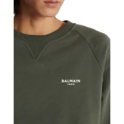 Flocked sweatshirt Trøjer|Sweatshirts