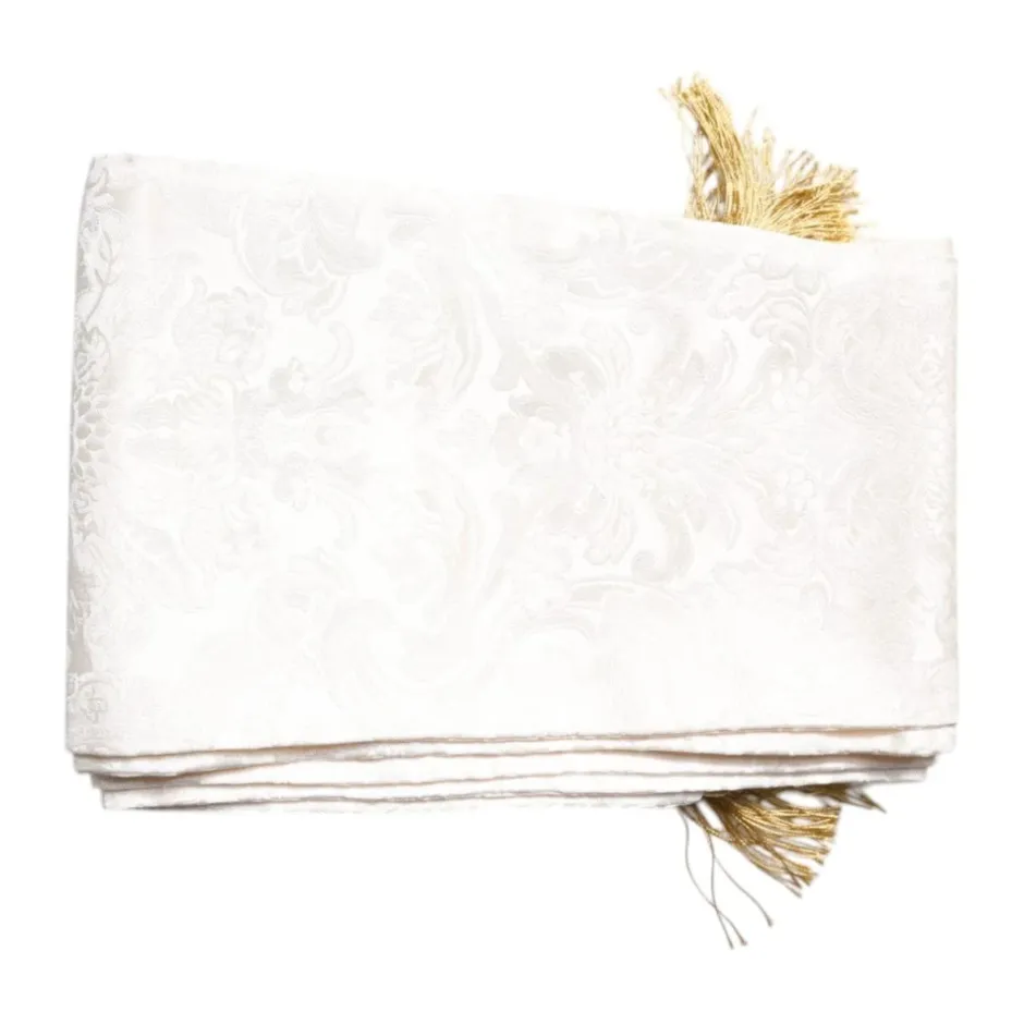 Best Floral Jacquard Fringes Tørklæde Halstørklæder Og Tørklæder
