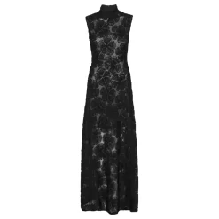 Online Floral Mesh Maxi Kjole Dame Kjoler