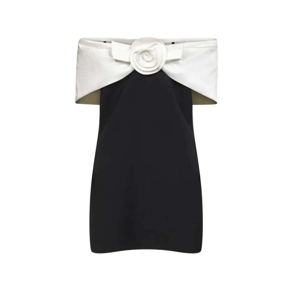 Discount Floral-appliqué Mini Dress Dame Kjoler