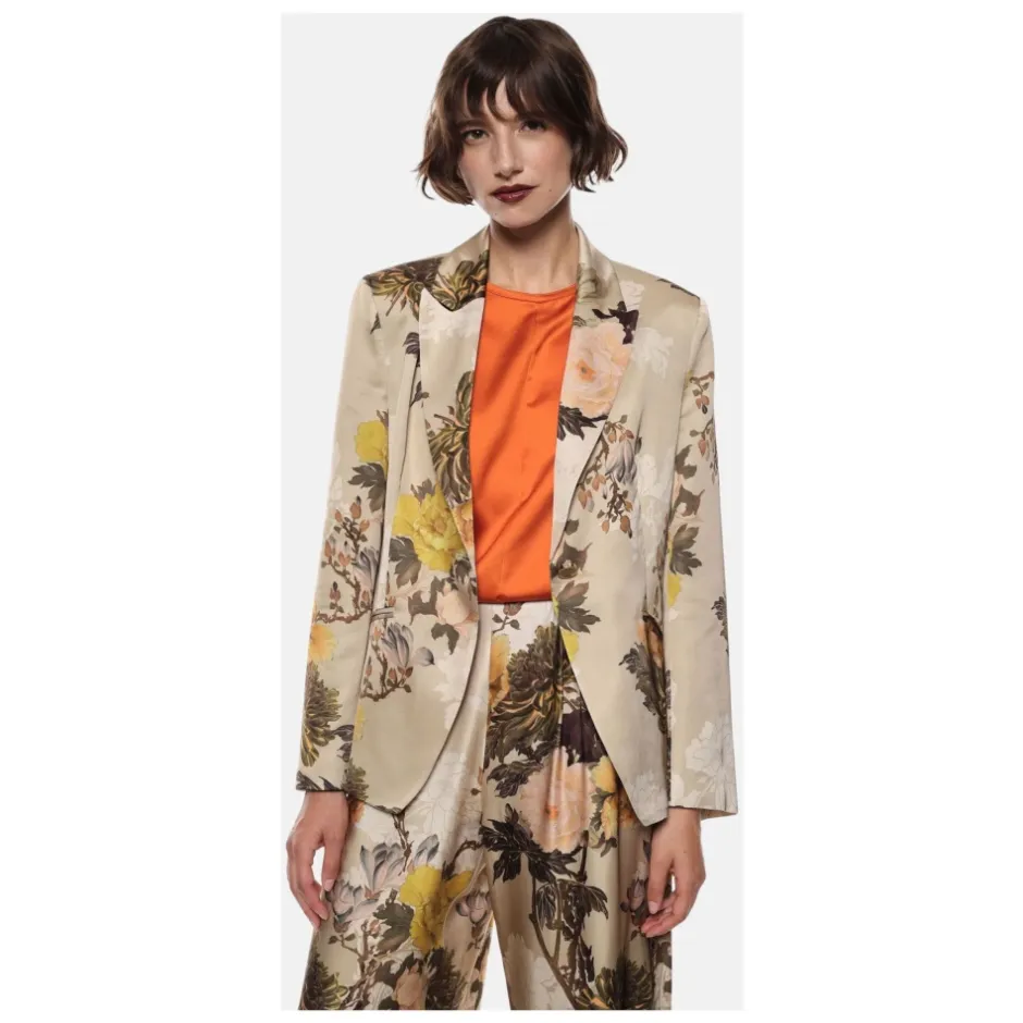 Online Floral-print Jakke Dame Jakker
