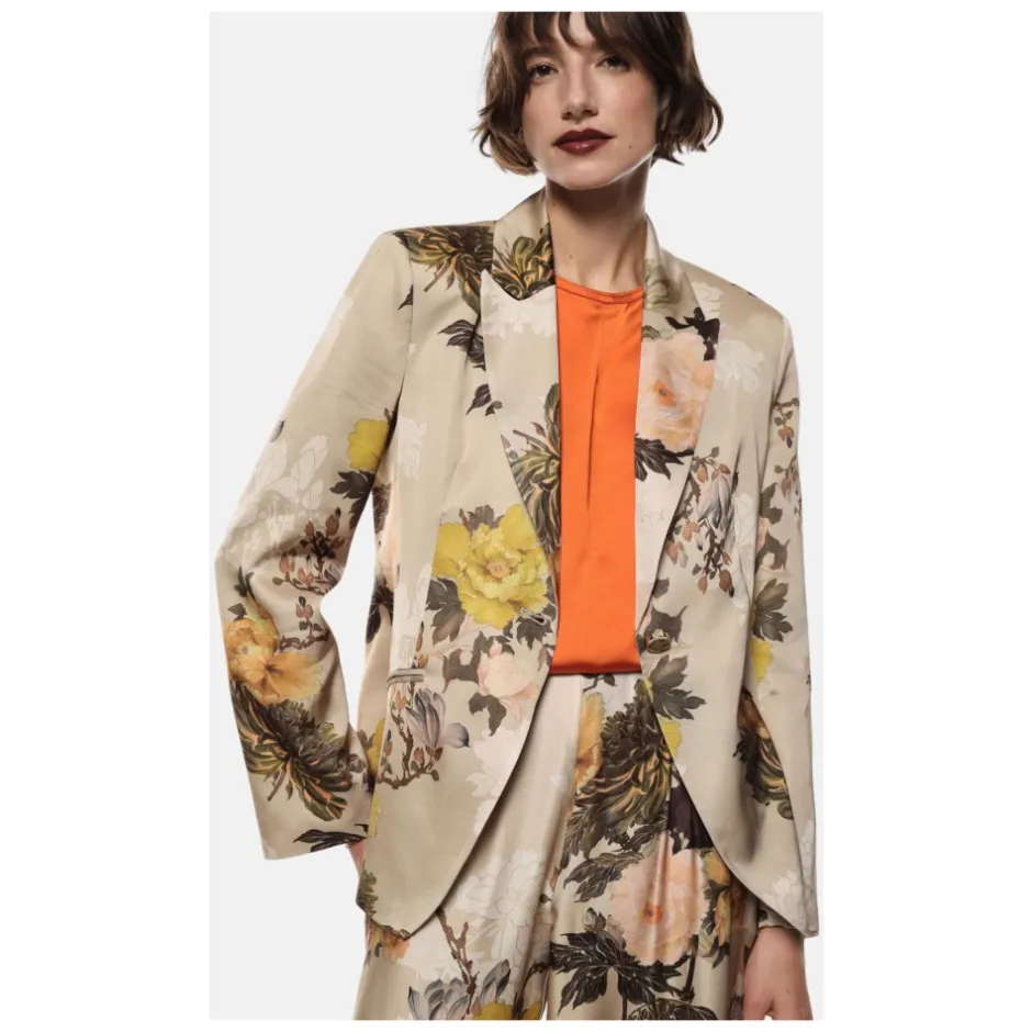 Online Floral-print Jakke Dame Jakker