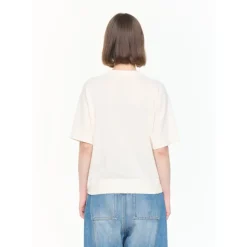 Outlet Flower Intarsia Sweater Dame Striktrøjer & Sweatere