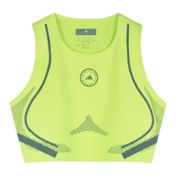 Online Fluorescerende gul løb Crop Top T-Shirts & Toppe