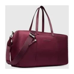 Clearance Foldable duffel bag for women in fabric and leather pocket for Smart Tracker Dame Rejsetasker