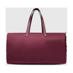 Clearance Foldable duffel bag for women in fabric and leather pocket for Smart Tracker Dame Rejsetasker