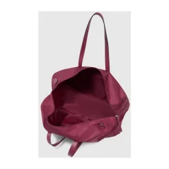 Clearance Foldable duffel bag for women in fabric and leather pocket for Smart Tracker Dame Rejsetasker