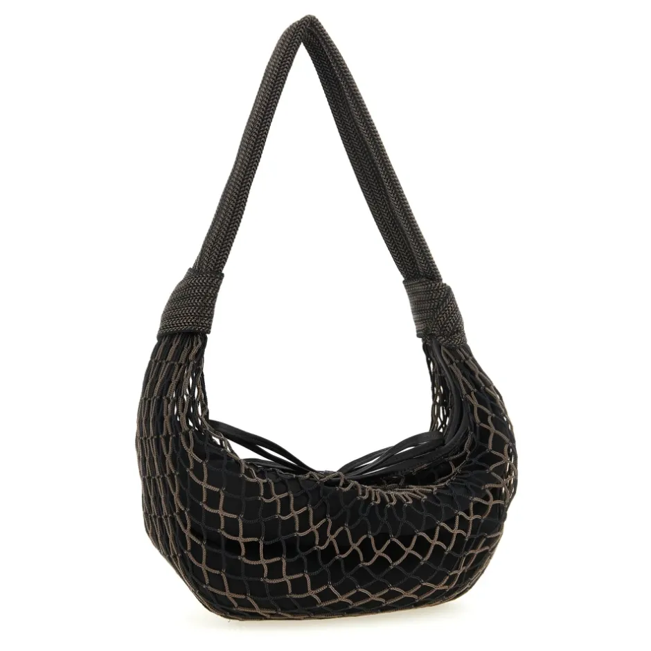 Online Fortune Croissant Filt Taske Dame Skuldertasker
