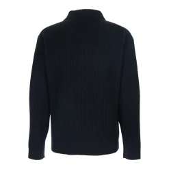 Online Fox Head Wool Ribbed Polo Sweater Strik