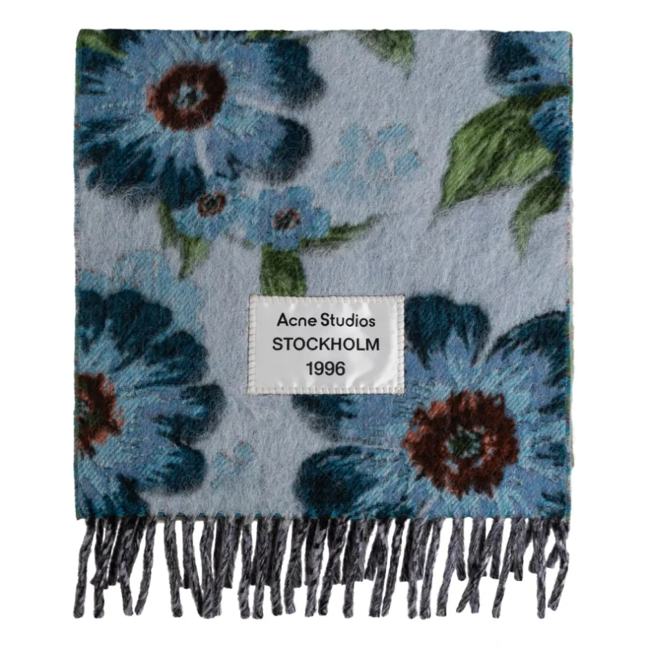 Outlet Fringed Wool Scarf Dame Halstørklæder Og Tørklæder|Tørklæder