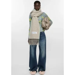 FW25 Fringe Scarf Halstørklæder Og Tørklæder