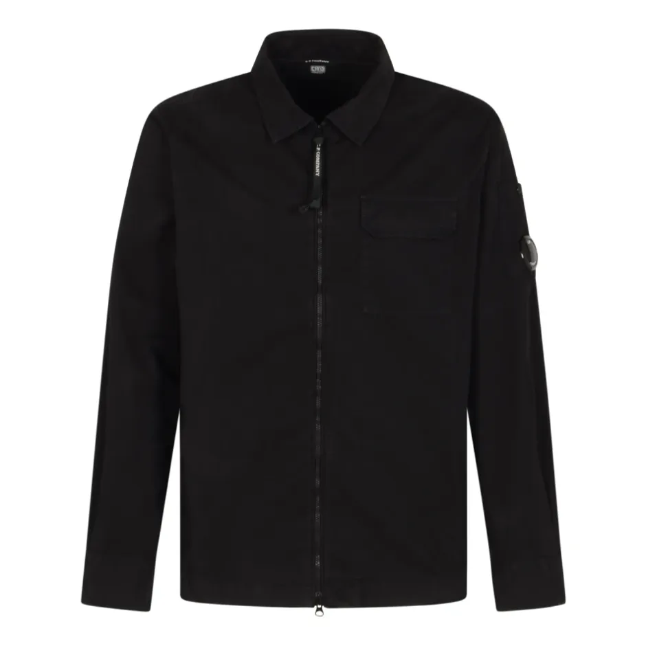 Best Gabardine Zipped Overshirt Jakker