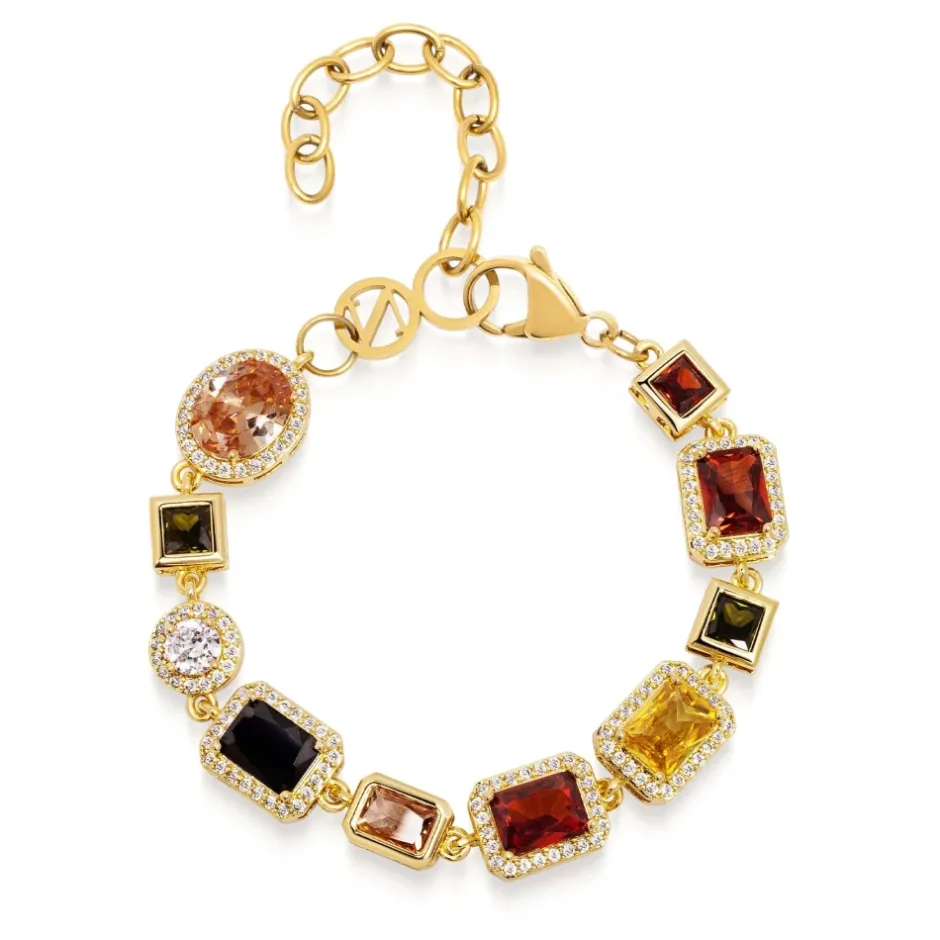 New Gem Bracelet in Gold Dame Smykker