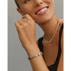 Clearance Gem Bracelet in Silver Dame Smykker