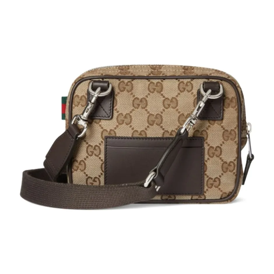 Online GG Canvas Mini Bag Tasker
