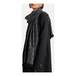 Best GG Jacquard Pattern Strikket Halstørklæde Dame Tørklæder