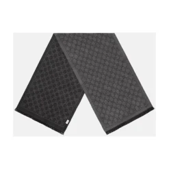 Best GG Jacquard Pattern Strikket Halstørklæde Dame Tørklæder