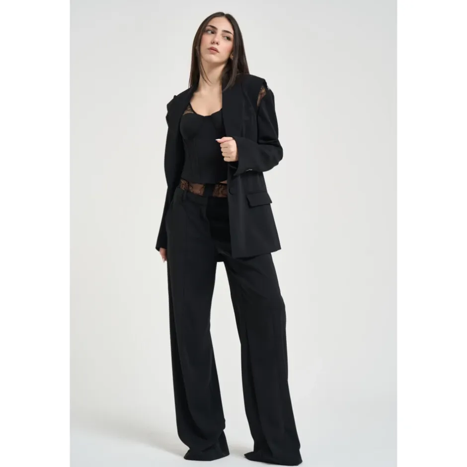 Hot Giacca monopetto con pizzo Dame Jakker