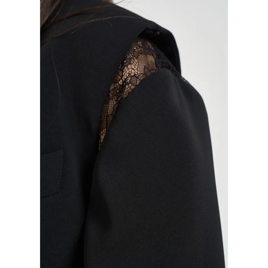 Hot Giacca monopetto con pizzo Dame Jakker