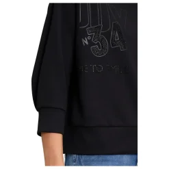 Clearance Glitrende Sweatshirt med Ståkrave Dame Sweatshirts