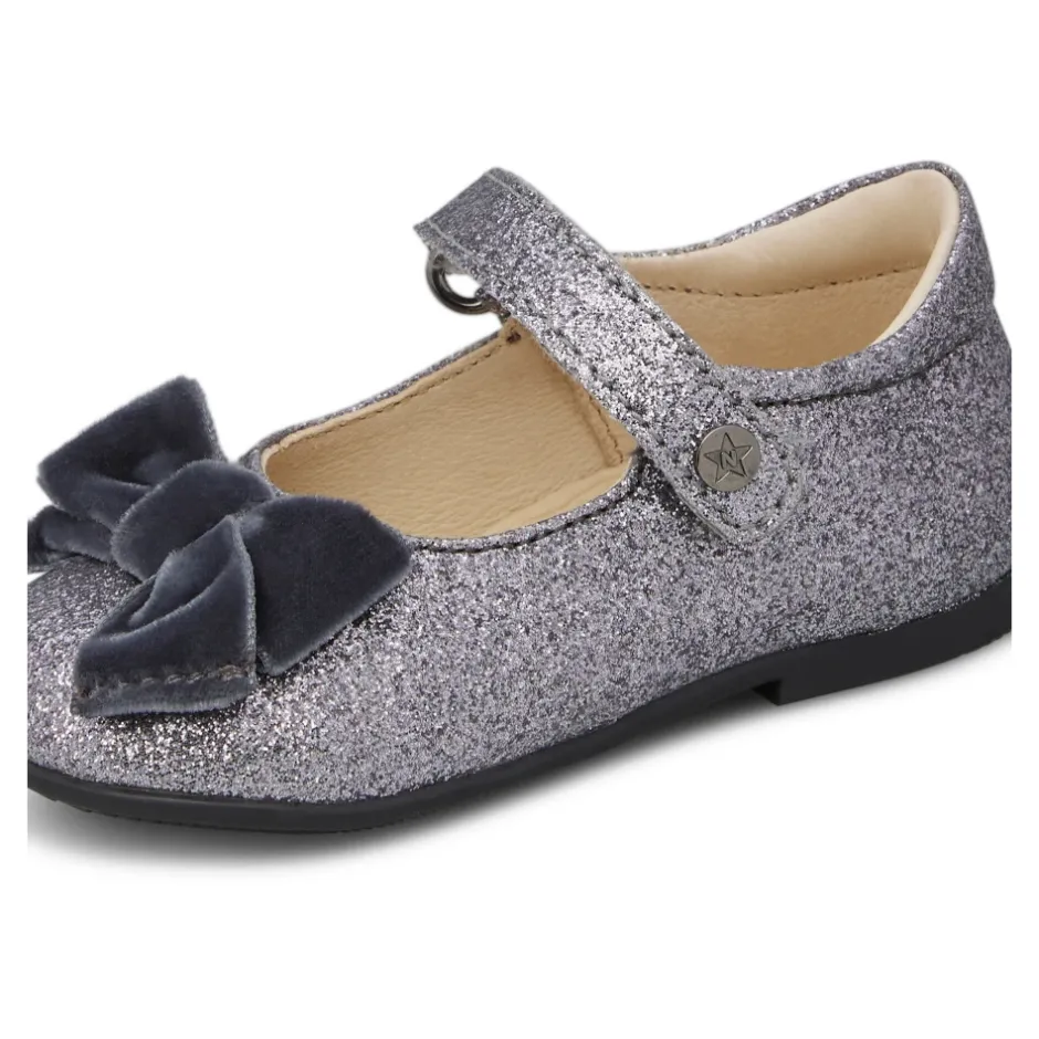 Sale Glitter Fabric Ballerina Børn Ballerinasko