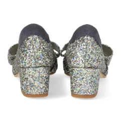 Clearance Glitter Pump med Sløjfe - Forårskollektion Dame Pumps|Stiletter