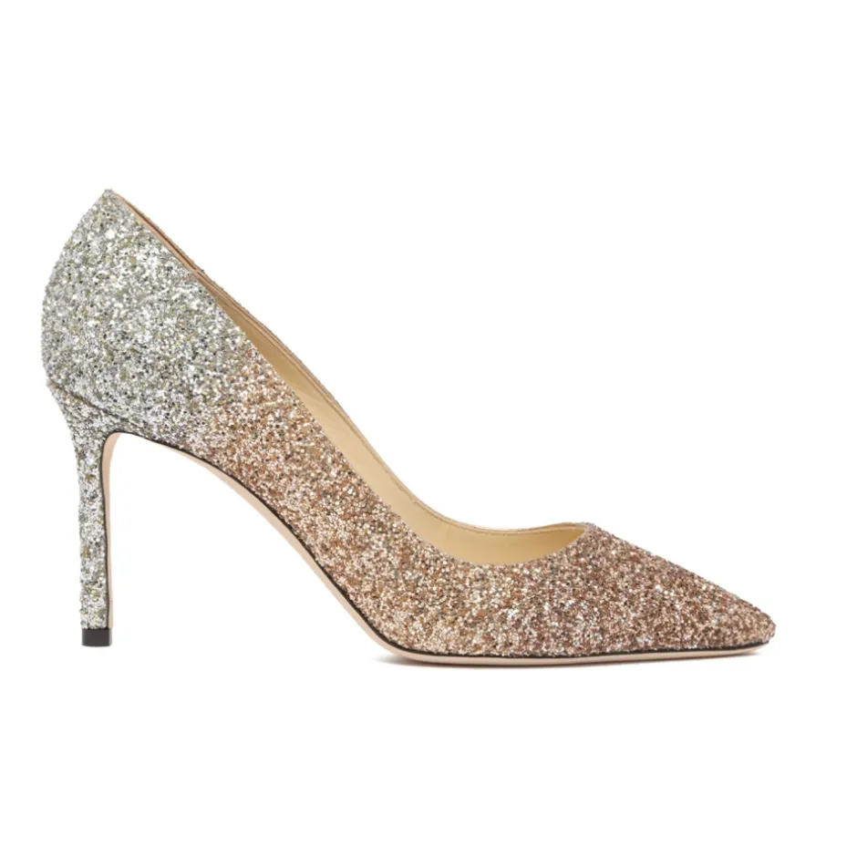 Best Glitter Romy Pumps med Hæl Dame Pumps|Stiletter