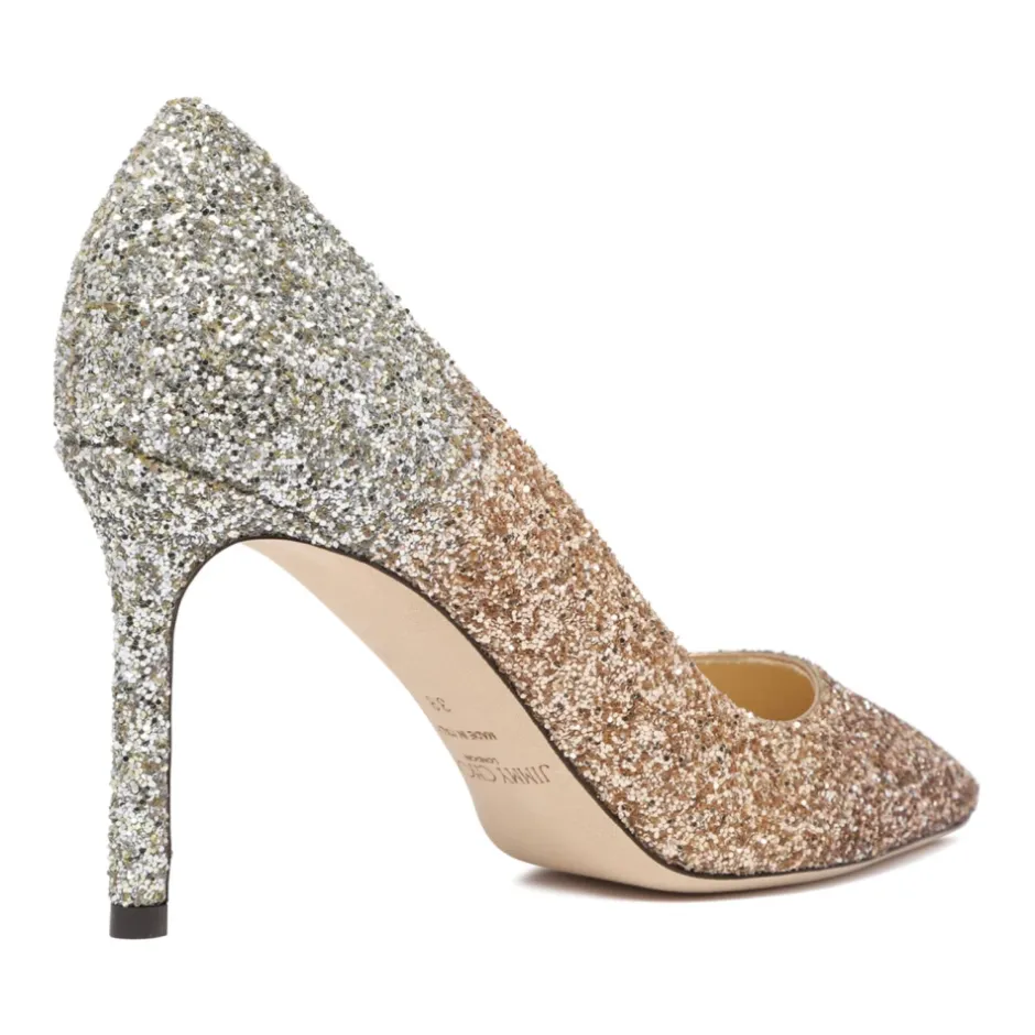 Best Glitter Romy Pumps med Hæl Dame Pumps|Stiletter