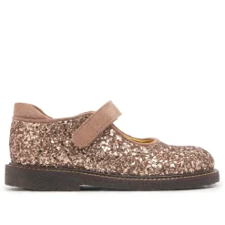 Online Glitter Velcrosko - Clay Kollektion Børn Pæne Sko