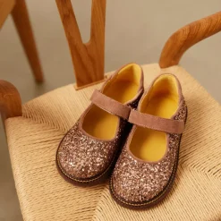 Online Glitter Velcrosko - Clay Kollektion Børn Pæne Sko